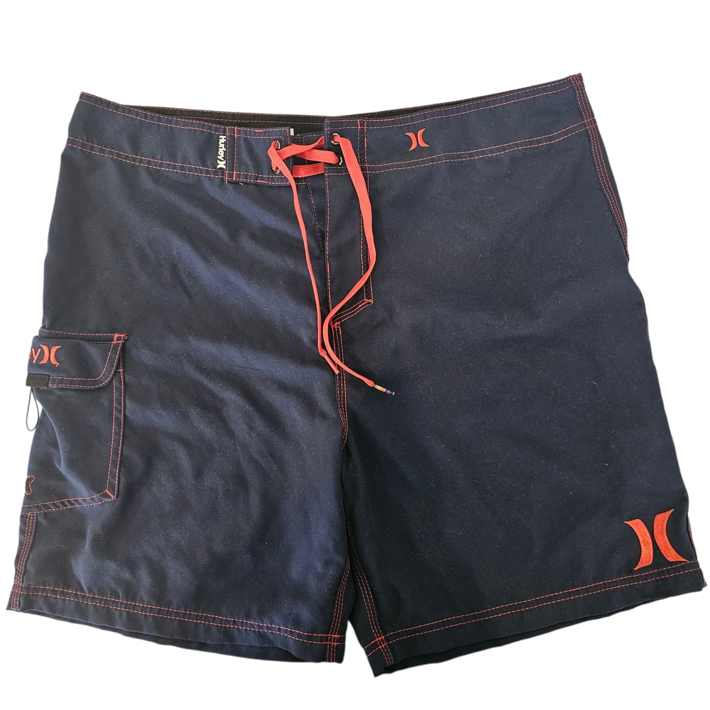 Hurley Men’s Blue One And Only  Boardshorts Swimwear Size 34